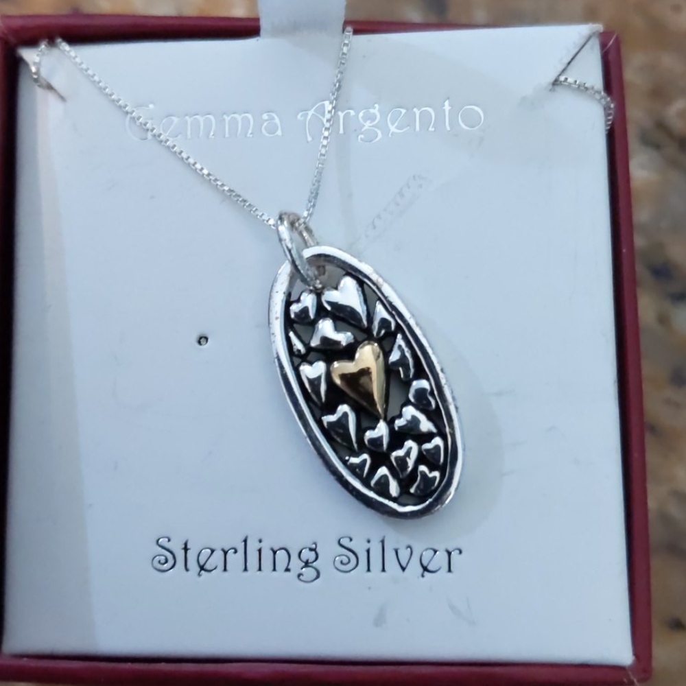 Real silver metal NWOT Necklace